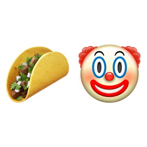 🌮🤡 Emoji Domain iOS rendering